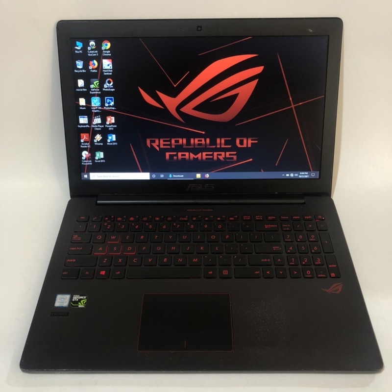 Laptop Asus Rog - G501VW - Core i7 gen 6 - Ram 8 Ssd 128 + 1 TB - Vga Nvidia 4 GB