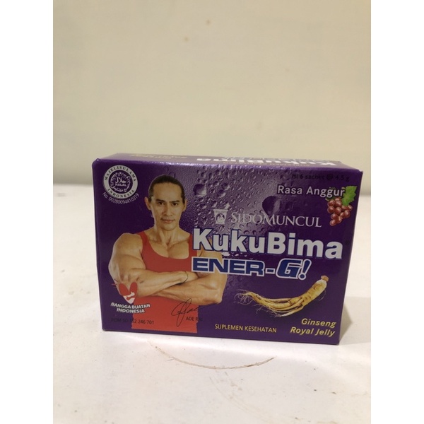 

Kuku Bima Energi Sidomuncul 1 box isi 6 sachet Minuman Suplemen