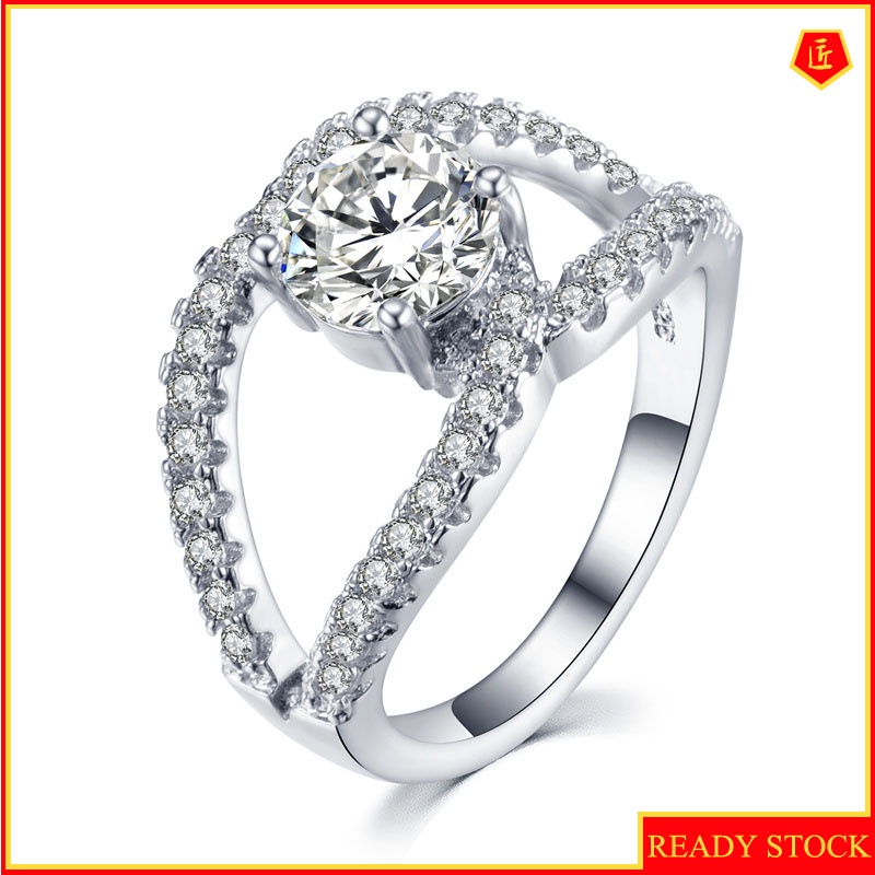 [Ready Stock]Creative Cool Shiny Diamond Ring Personality Fashion
