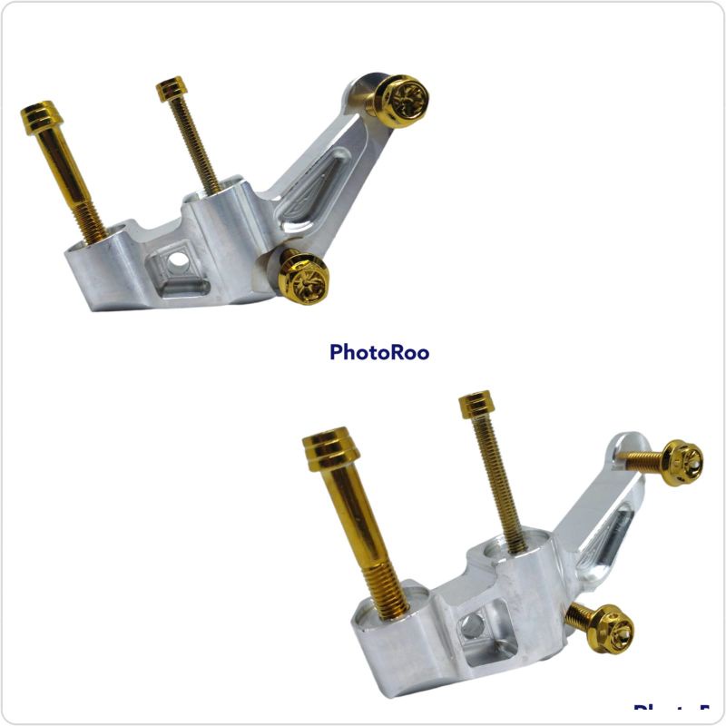 breket kaliper depan caliper breket pala babi depan monoblokplus baut probolt Ninja R Ninja RR Ninja