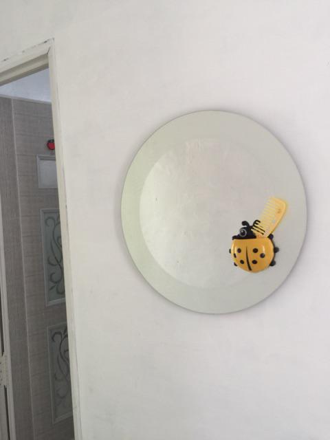 561 - Tempat Sikat Gigi Tempel Dindin Model Kumbang Kepik Ladybug