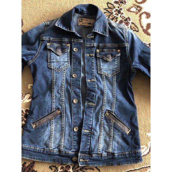 preloved,jaket jeans lois