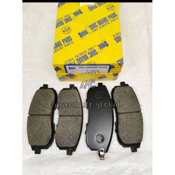 brake pad kampas rem depan suzuki xover sx4 set 4pc s-742