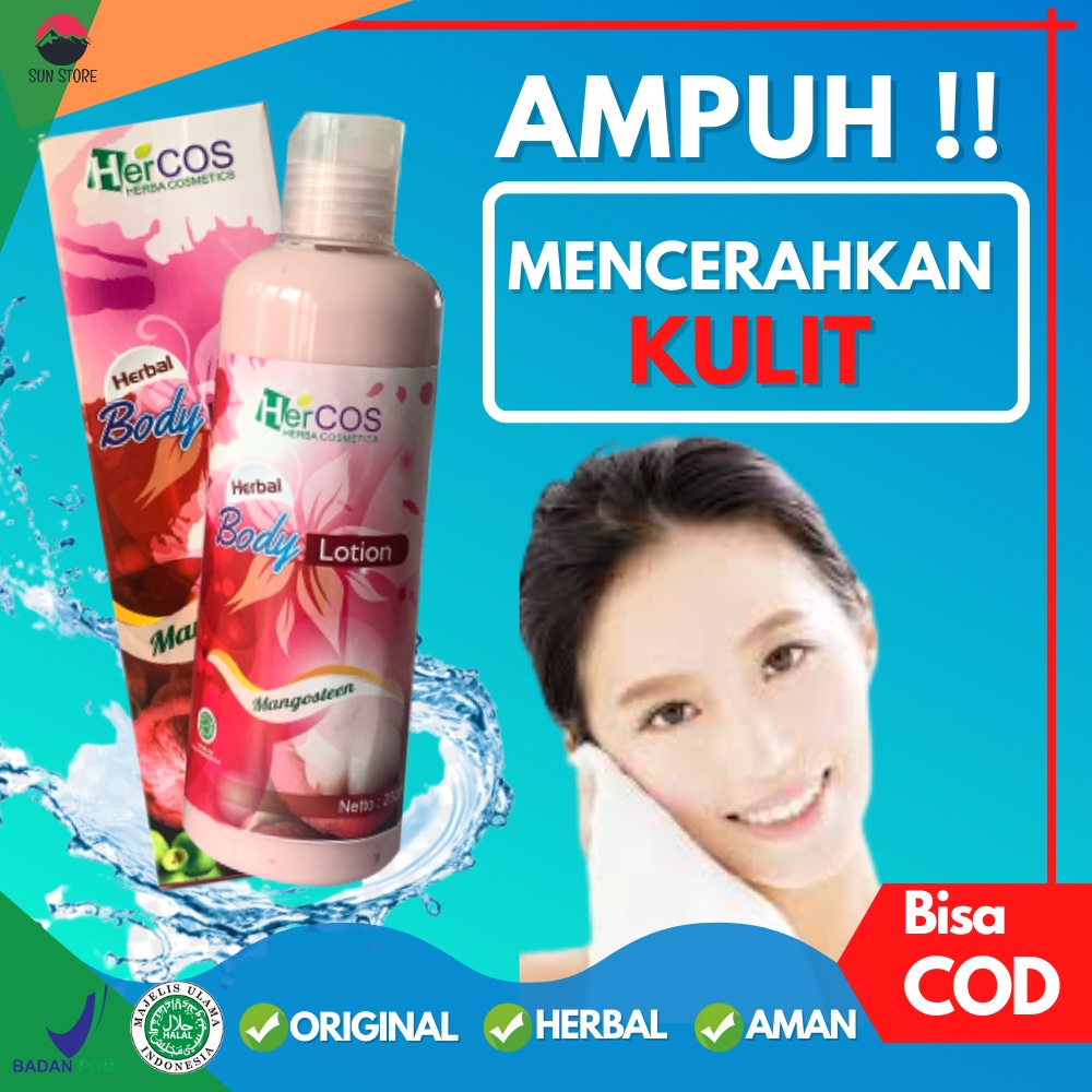 Body Lotion Pemutih HERCOS ORIGINAL | Handbody Pemutih Badan | Perawatan Tubuh | Perawatan Badan