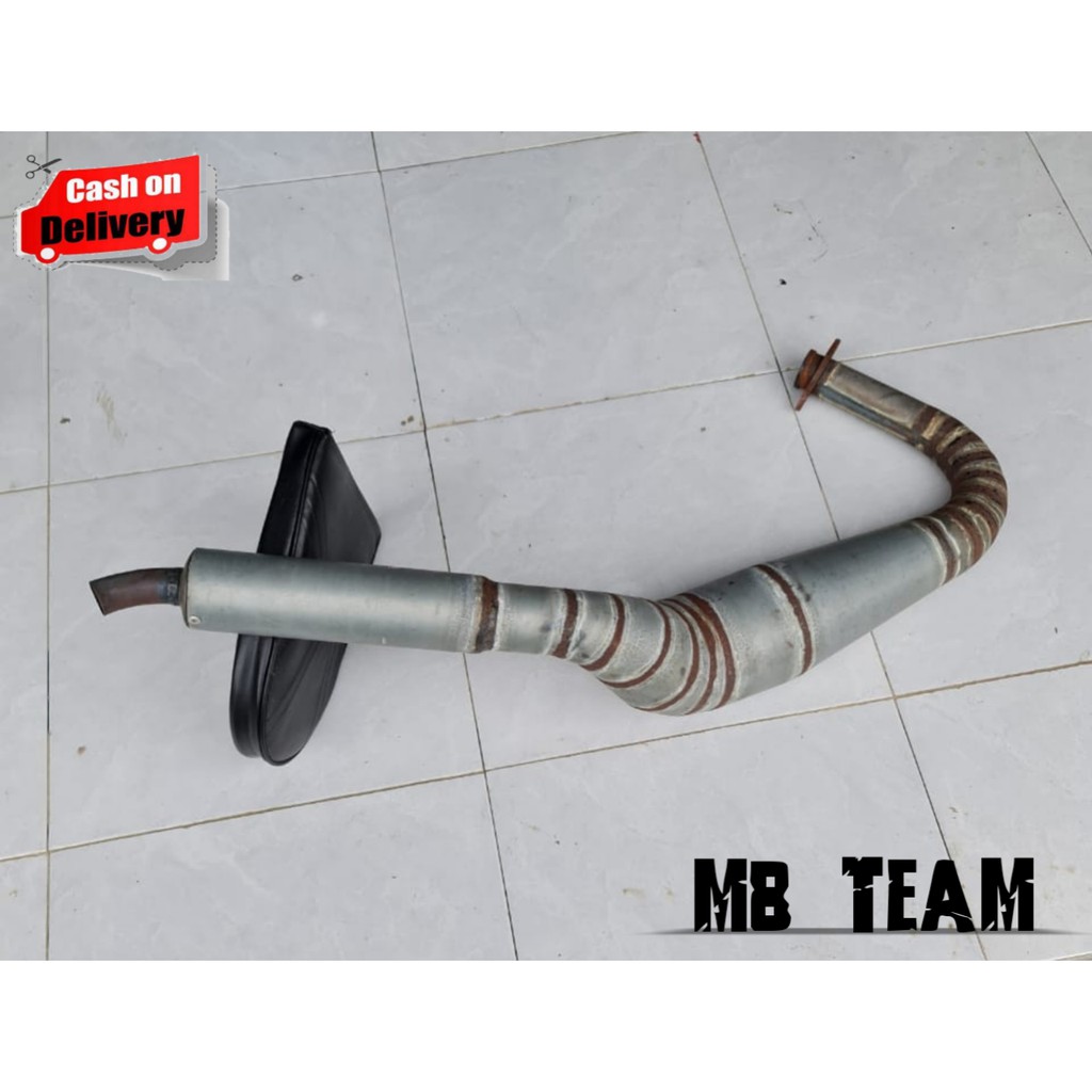 Knalpot rx king telo kolong plat galvanis road race