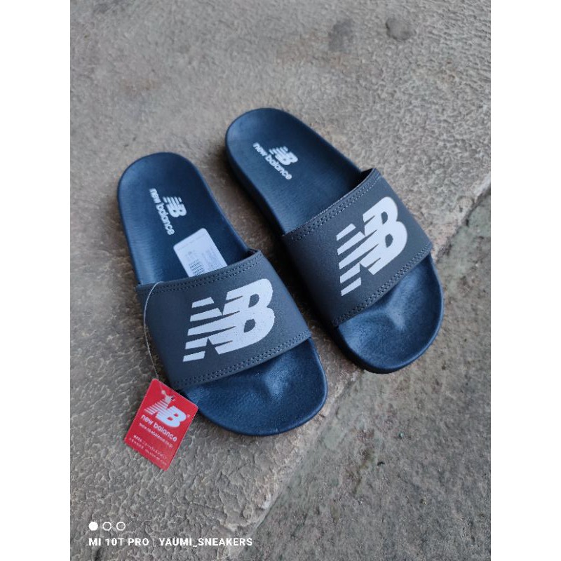 SANDAL SLOP NEW BAL4NCE PREMIUM-GREY WHITE