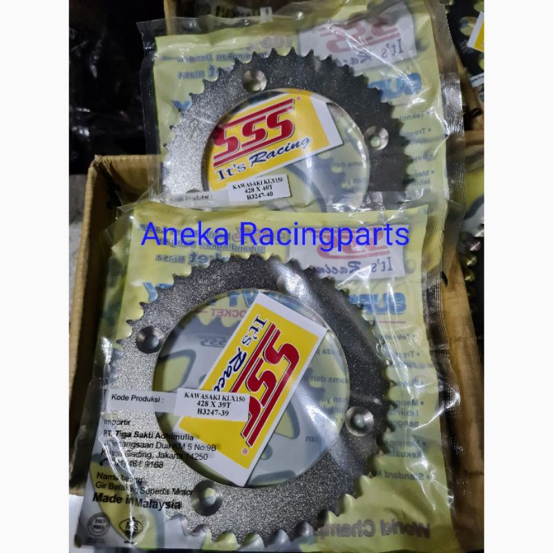 gir belakang klx 150 dtracker 150 sss 39 40 428