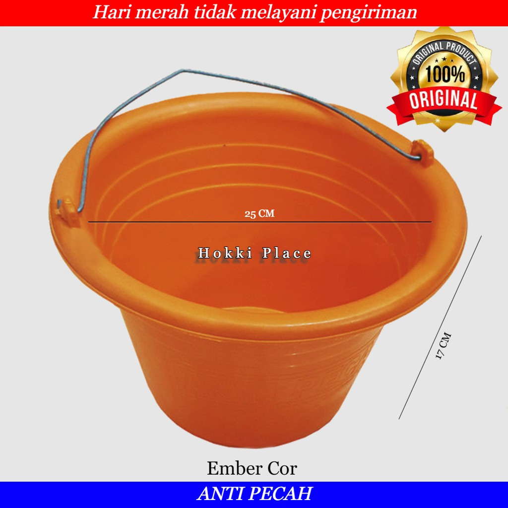 EMBER COR KECIL ANTI PECAH EMBER SEMEN TUKANG BANGUNAN HIGH QUALITY