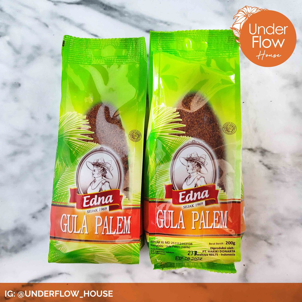 Edna Gula Palem 200gr | Palm sugar / gula semut /  aren 200 gram