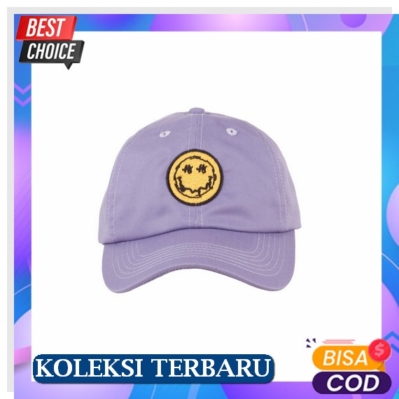 [Cod]Topi Snapback Bordir Smile Emogi Smoking New Model/Topi Hiro Terlaris/Topi Distro Keren Topi Bi