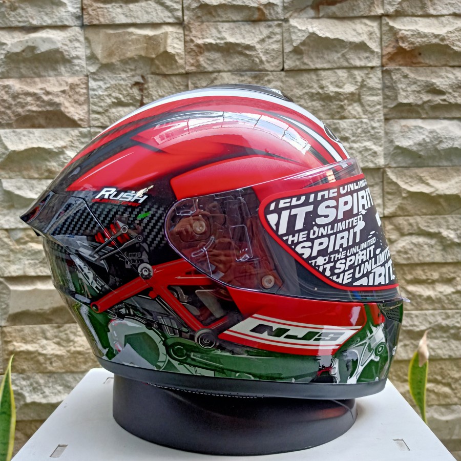 HELM NJS ZX 1 RUSH RED