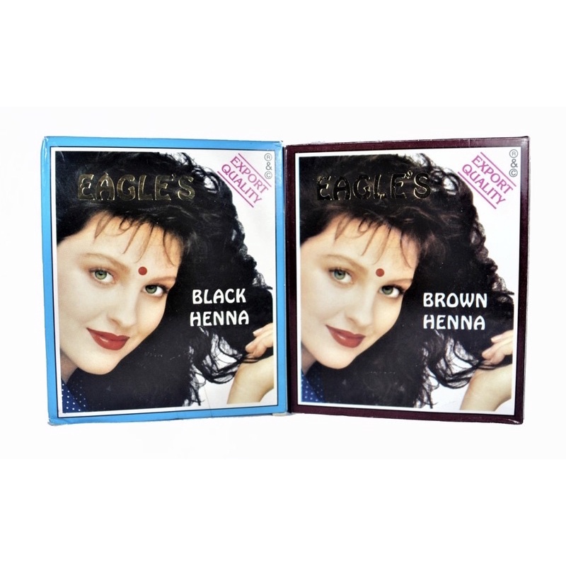 EAGLES BLACK HENNA SACHET - PEWARNA RAMBUT