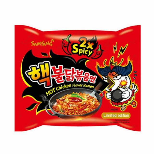 Samyang Hot Chicken Spicy 2x Ramen Halal Mie Instant Mie Korea Jajangmyeon 140 Gram Shopee Indonesia