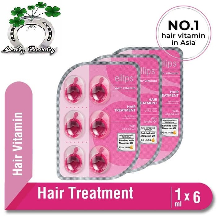 Jual Ellips Hair Vitamin Moroccan Oil Hair Treatment Jar 1 ml Shopee