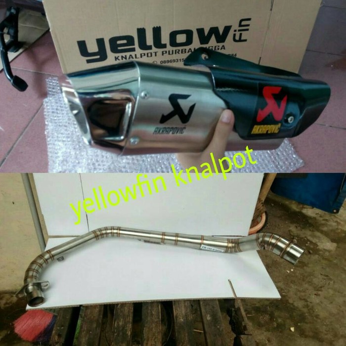 knalpot akrapovic GP New untuk Scorpio