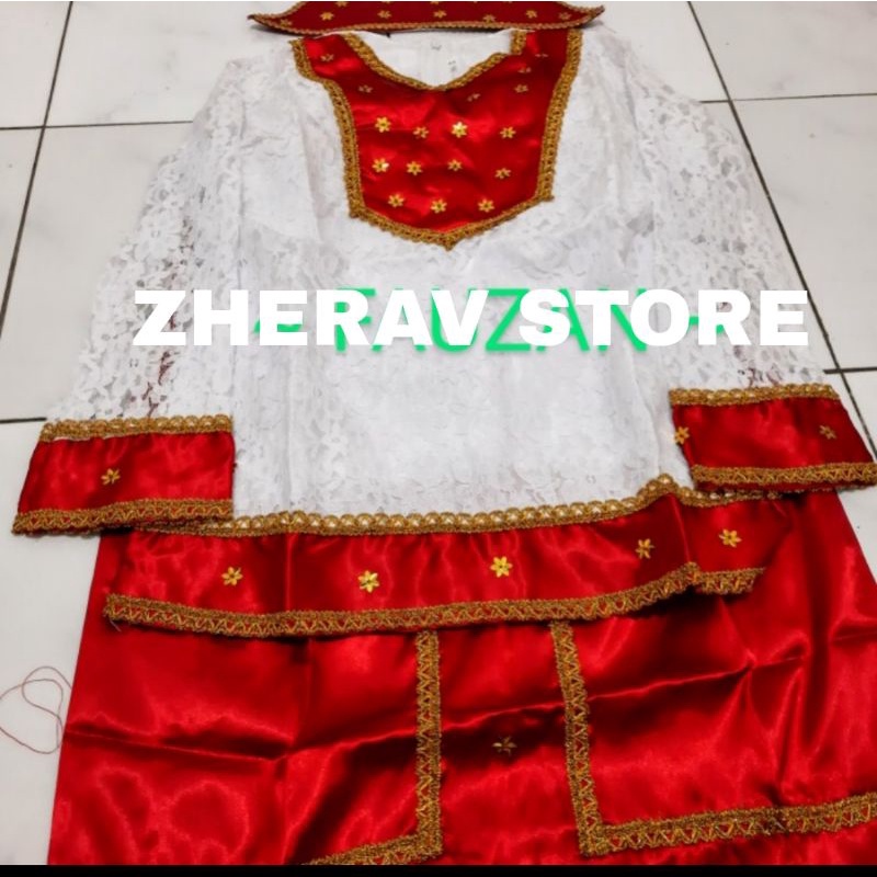 baju anak adat Ambon Maluku laki laki atau perempuan size S,M,L,XL,XXL, DEWASA