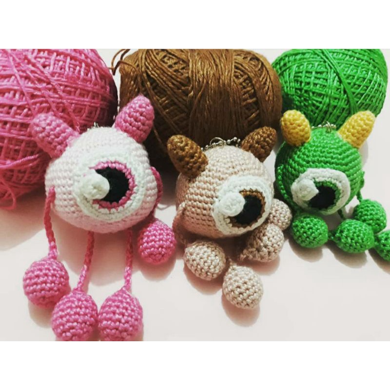 Boneka rajut Monster Inc