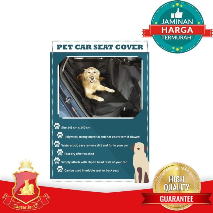 Pet Car Cover / Matras Mobil / Cover Jok Mobil Anjing Kucing Hewan