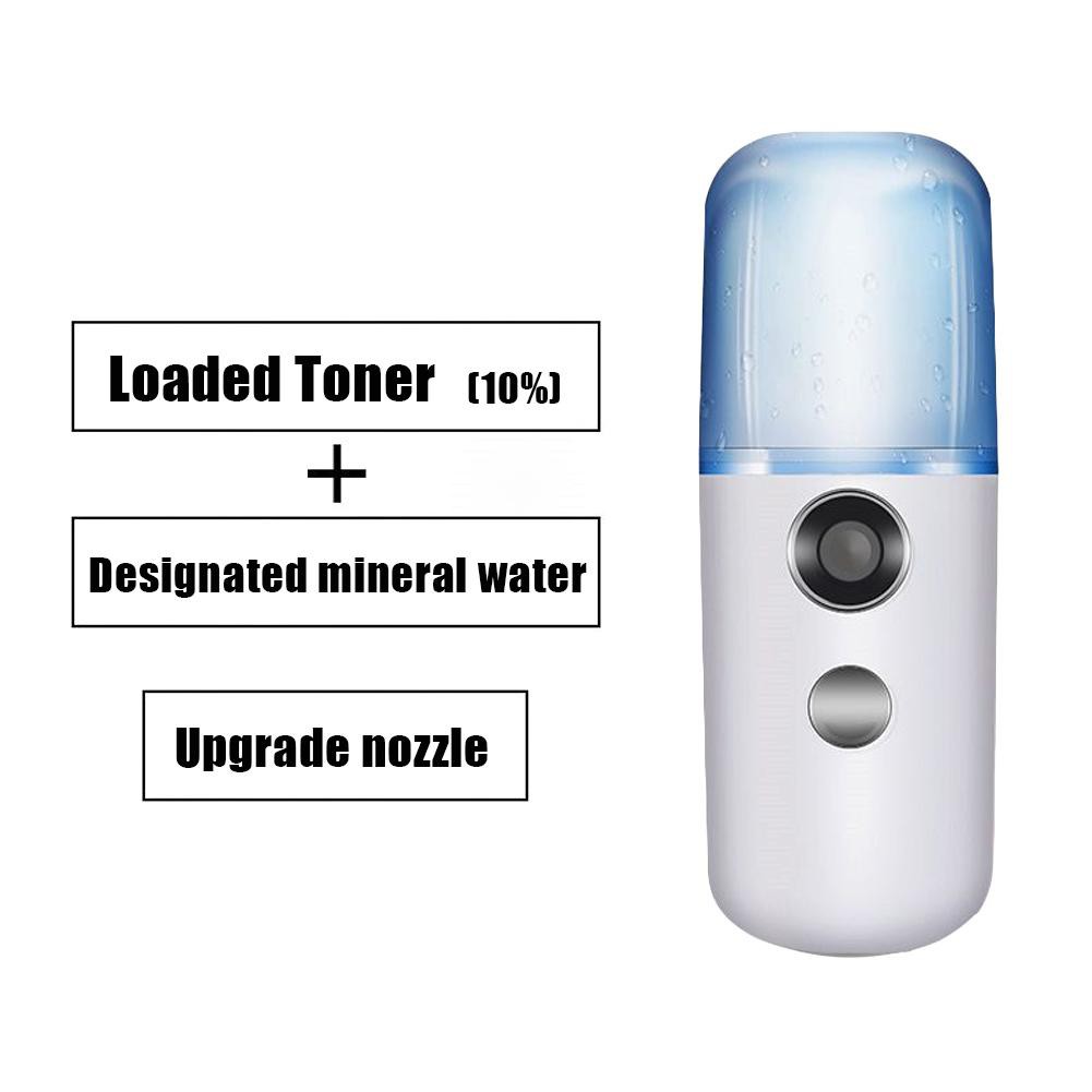 Nano Mist Spray USB Handy Penyemprot muka Pelembab wajah Facial Moisturizing Humidifier