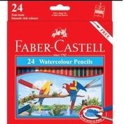

Faber castell watercolor pencils 24 warna