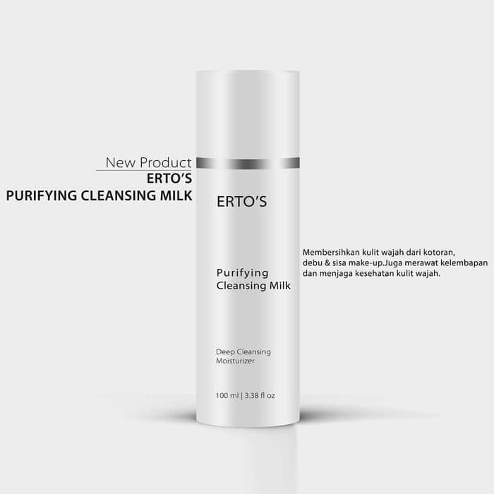 Ertos Purifying Cleansing Milk - Milk Cleanser - Ertos Skincare