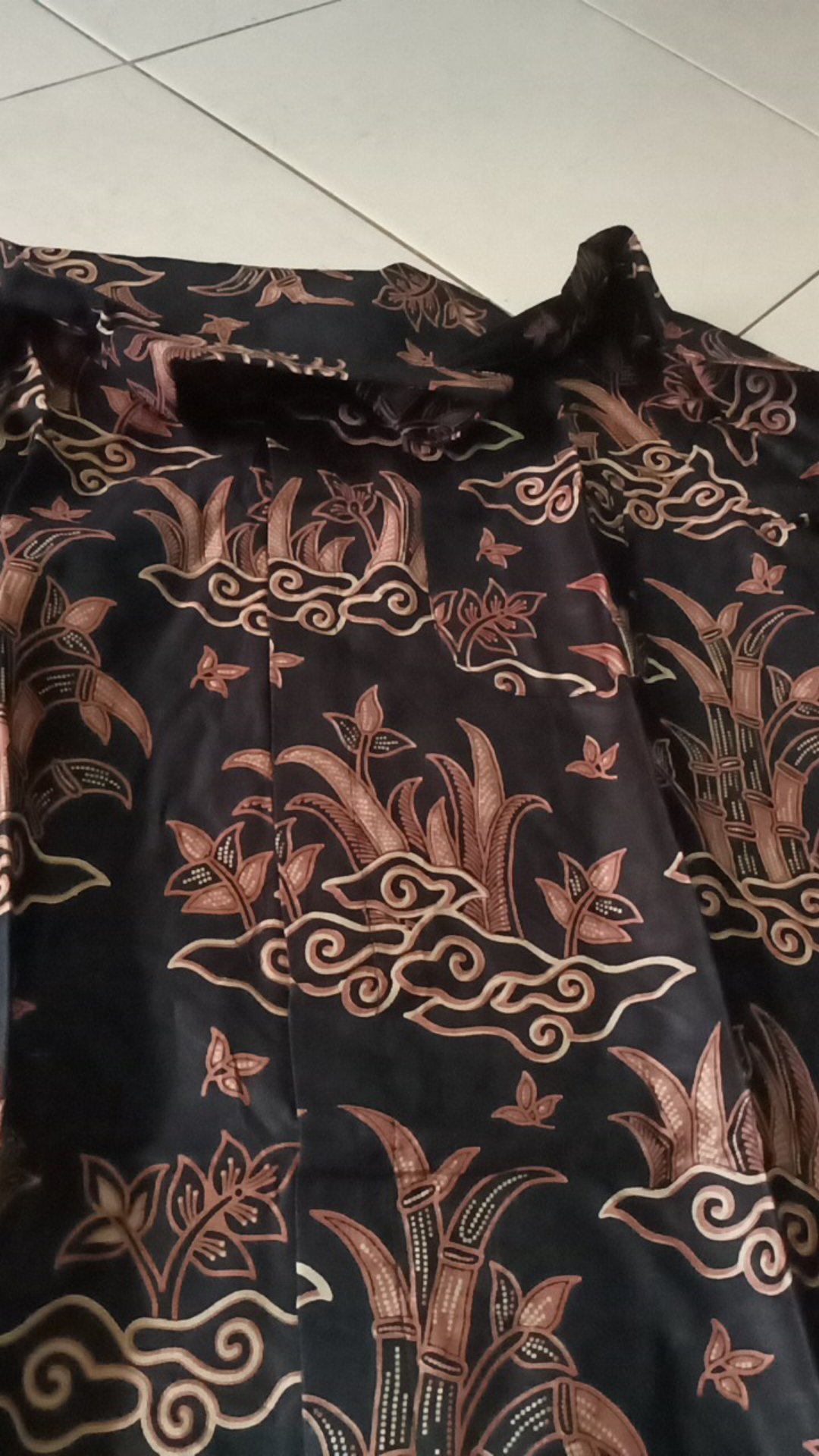 Batik Pria Lengan Panjang Batik Azmil Hrb026 Motif Mega Mendung Kode 002 Size M L Xl Xxl Reguler