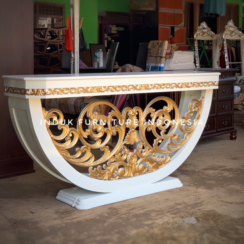 MEJA PAJANGAN UKIR LUXURY MEWAH