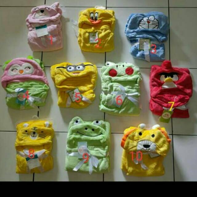 Selimut topi bayi just to you,carter,kolaco, ivy/selimut bulu halus pakai topi