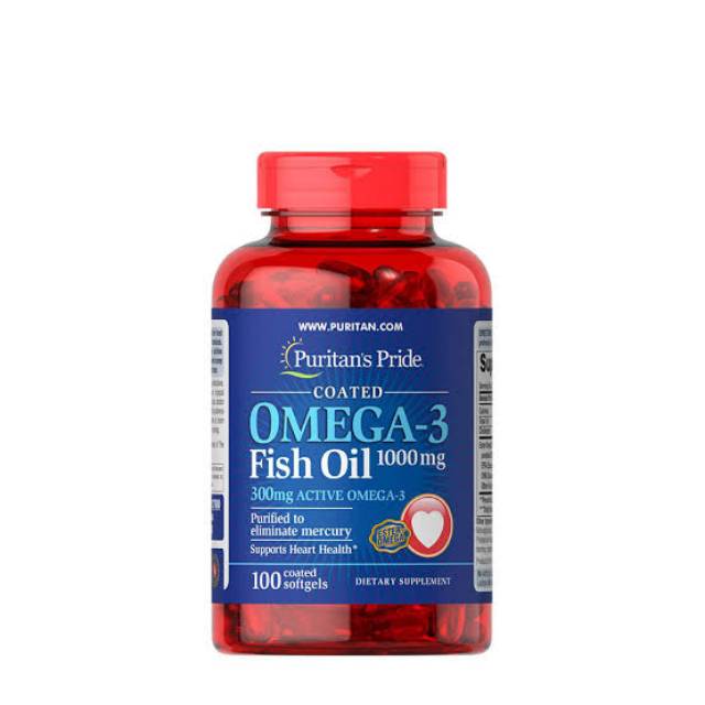 Puritan Pride Omega 3 Fish Oil 1000mg isi 100softgels
