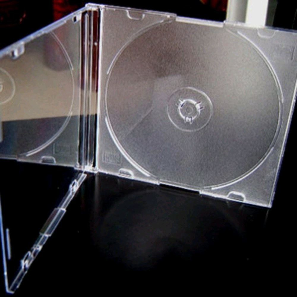 Case CD Tempat Kaset DVD Mika Bening Wadah Penyimpanan