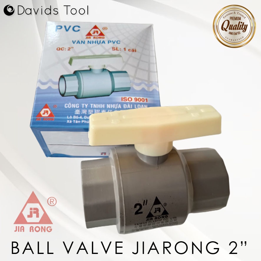 Stop Kran Ball Valve Pvc Jiarong 2 Inch