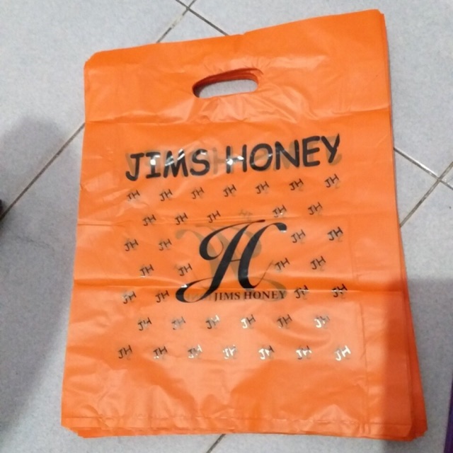 Goodie Bag Murah Jh Plastik Packing Logo Jimshoney / Kantong