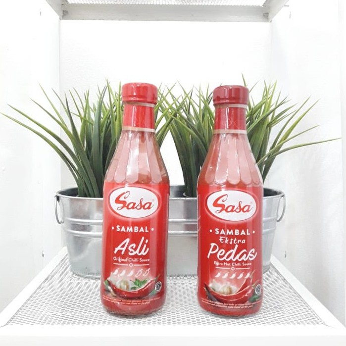 Sasa Sambal Ekstra Pedas Botol Kaca 340ml