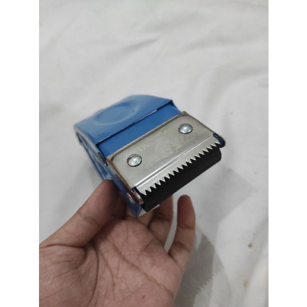 TAPE CUTTER KATER DISPENSER PEMOTONG LAKBAN ISOLASI BESI dramashop