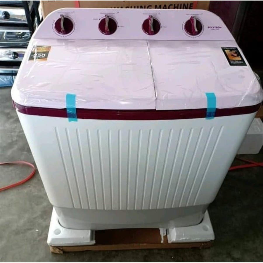 Mesin Cuci Polytron PWM 8363 Mesin Cuci 2 Tabung 8 Kg