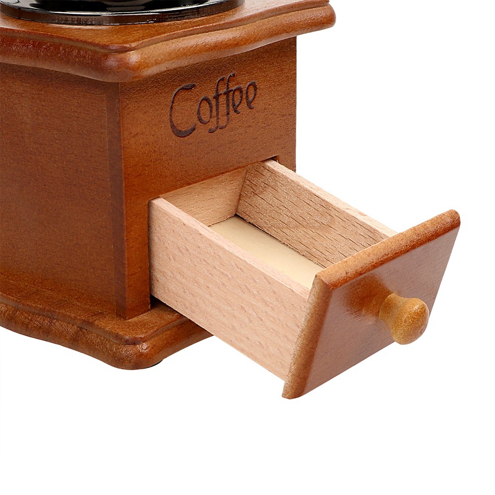 BISA COD Alat Penggiling Kopi Alat Grinder Kopi Manual Coffee Grinder Model Kayu