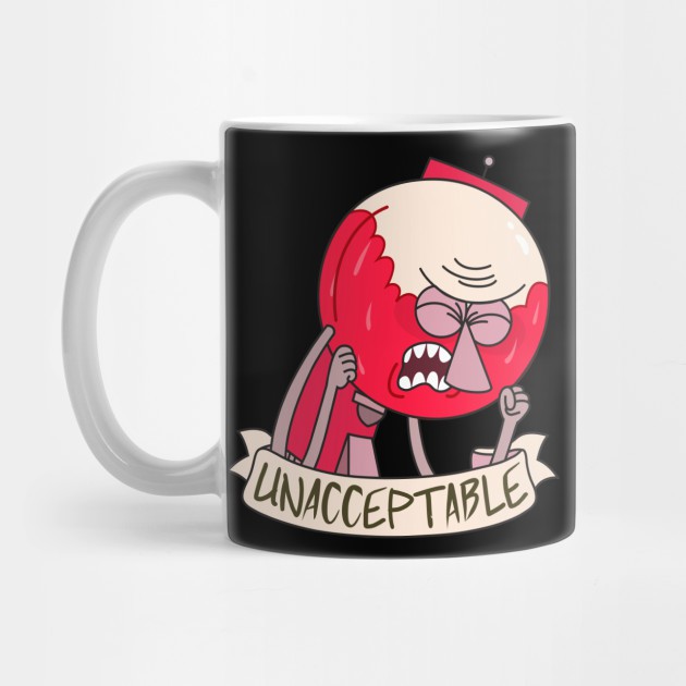 Mug Coffee Benson Regular Show Uncceptable