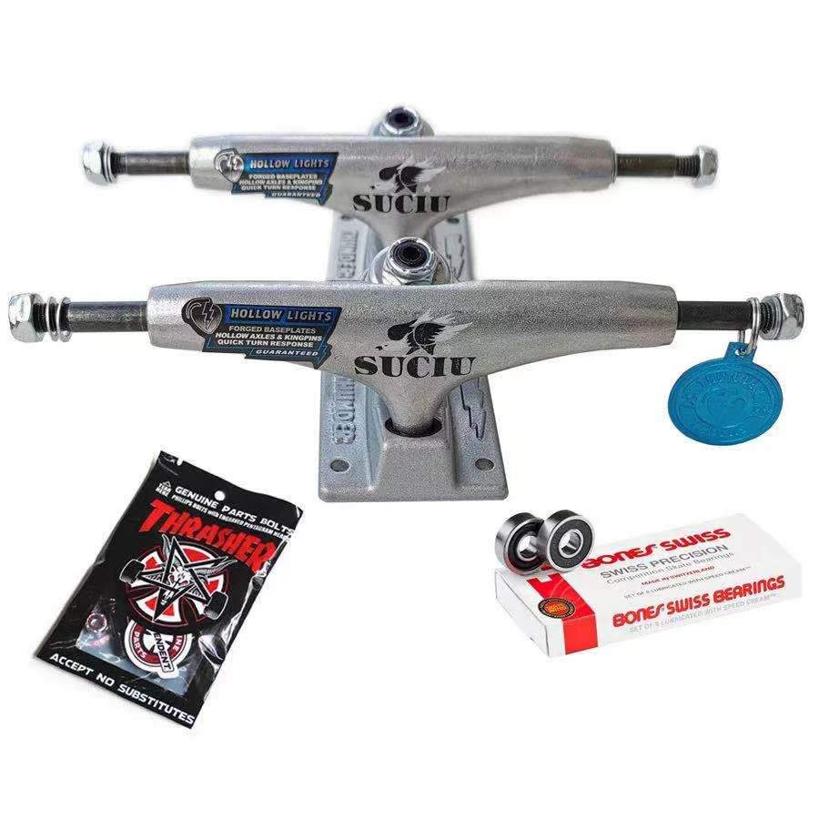 Bearing THRASHER star bolts 147mm 5.25 &quot;Untuk skateboard DIY