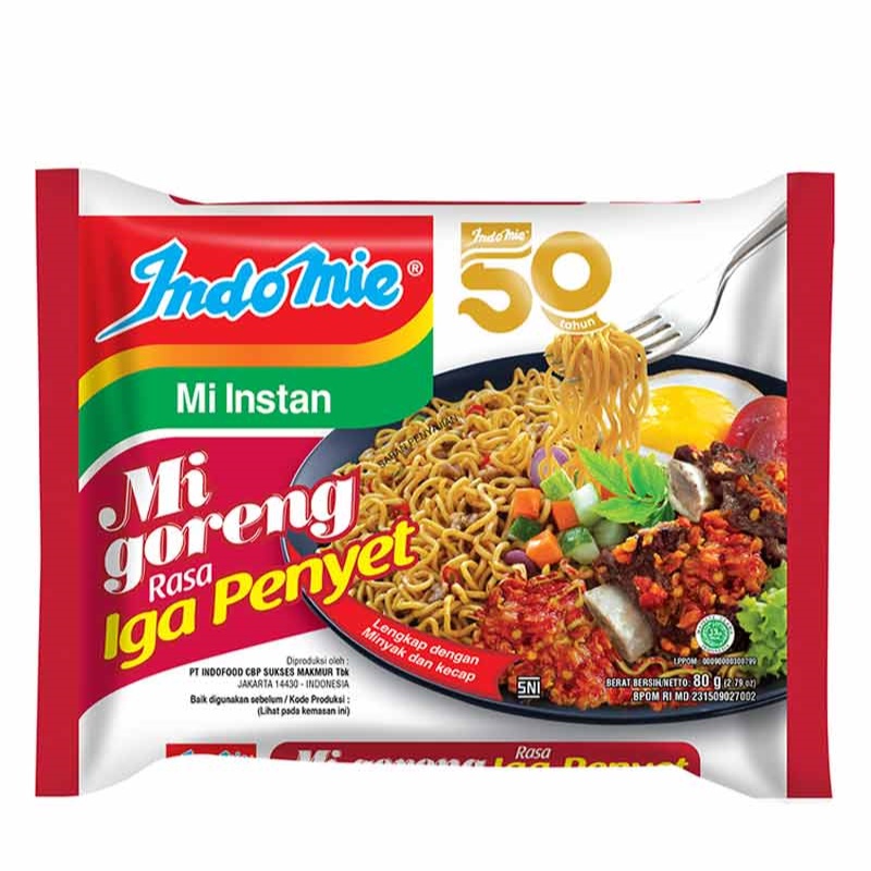 Jual Indomie Mi Instan Goreng Rasa Iga Penyet Gr Indonesia Shopee