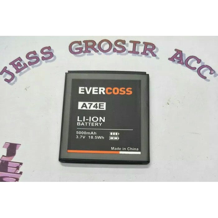 Baterai Battery Evercross Evercoss Cross A74E Double Power 5000Mah