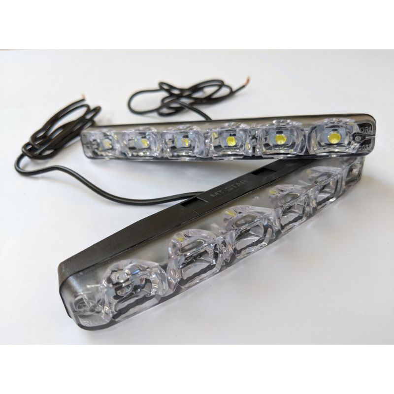 DRL LAMPU SENJA 9 LED SUPER DAN LAMPU SEIN SEPASANG WATERPROOF