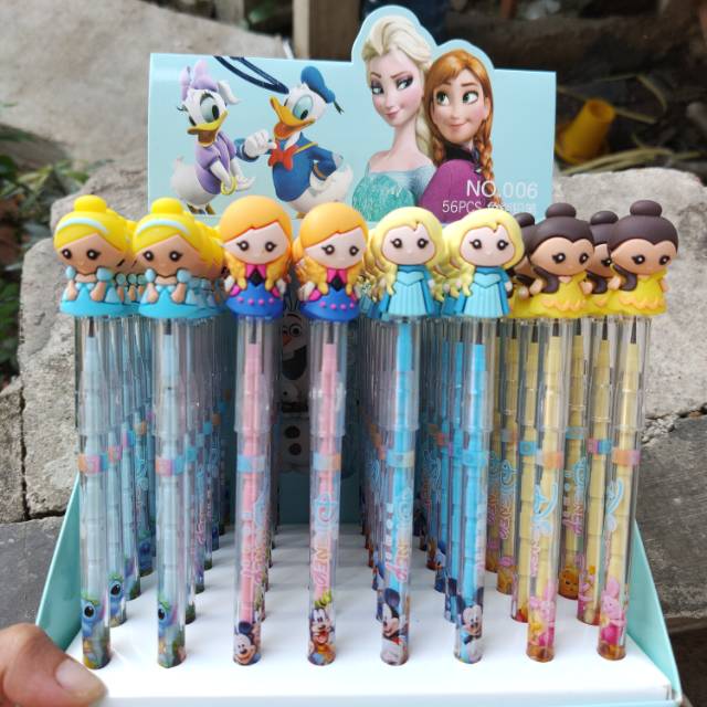 

(1 BOX) Pensil Lantu Lucu Putri Girl Unik