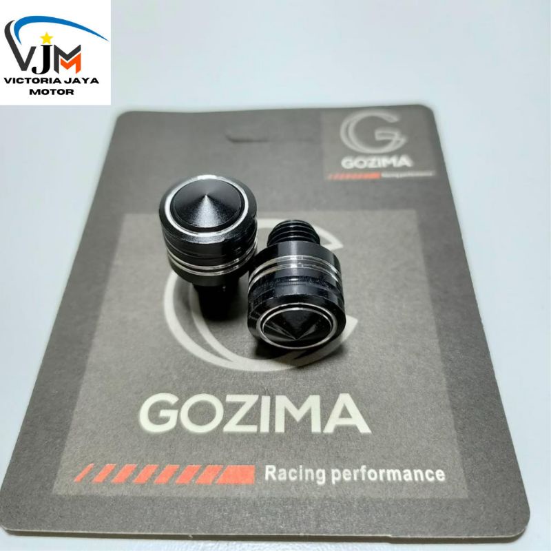 Tutup baut Spion Gozima type 02 Per Set Ulir Sutra Honda / Yamaha Motor Universal