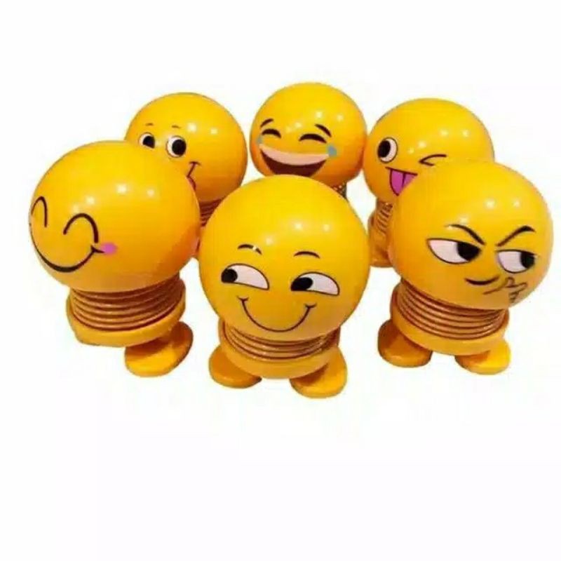 

Boneka Per Goyang Kepala Emoticon Emoji Spring Shaking LED ( FREE BUBBLE WRAP+KARDUS )