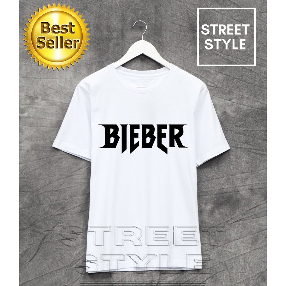 Import Quality MURAH JUSTIN BIEBER BAJU Kaos JUSTIN BIEBER keren COD