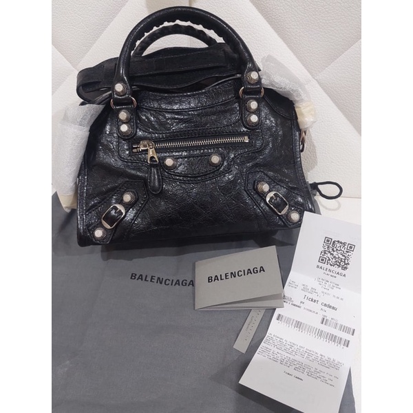 pelunasan balenciaga mini black giant hardware