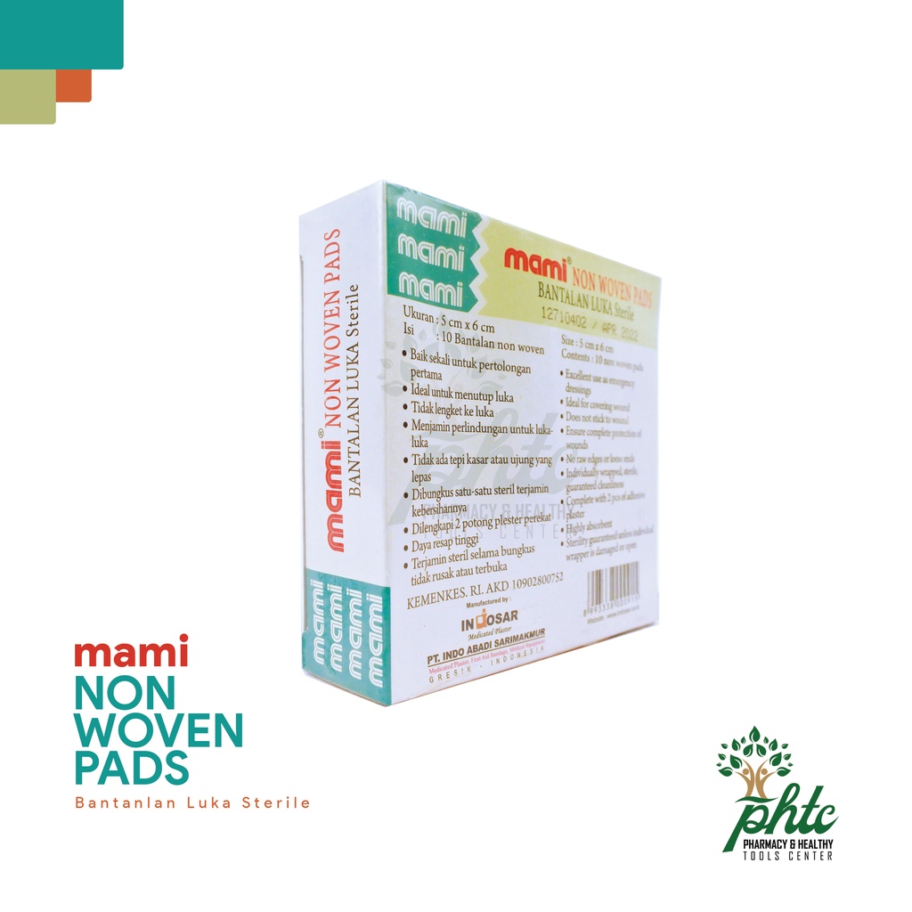 MAMI Non Woven Pads l Bantalan Luka Steril