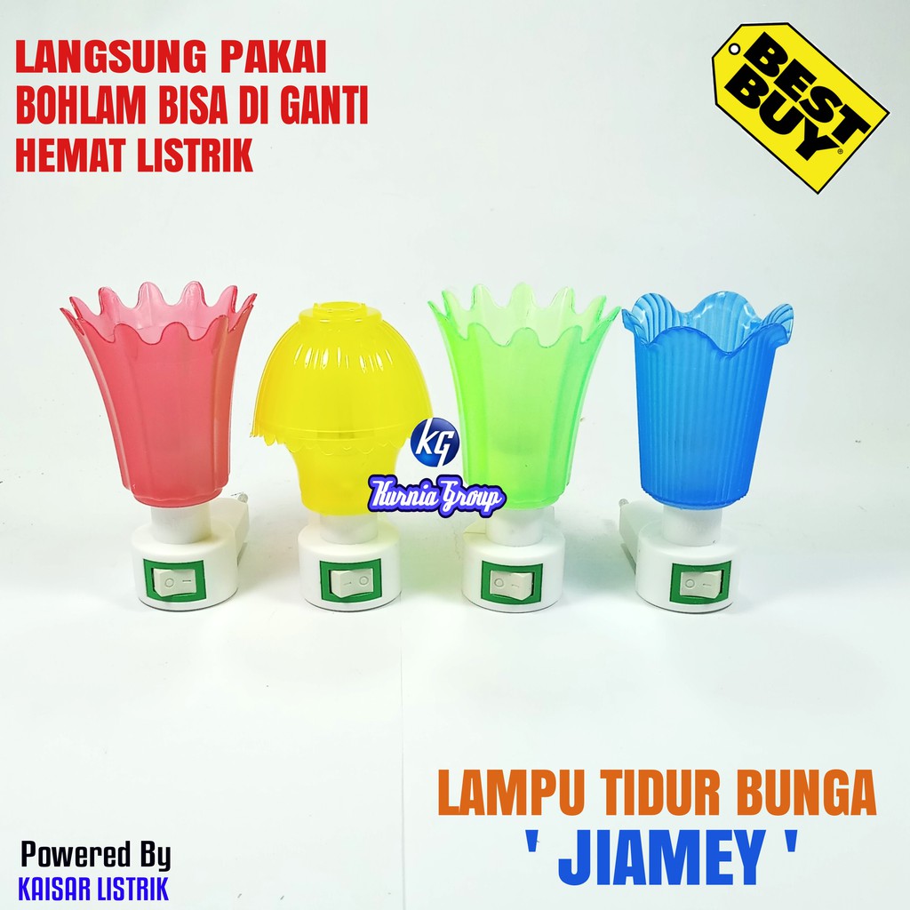 Lampu Tidur Bunga 5watt Mini lamp 5watt Bohlam Cabe Lampu Kamar Praktis dan Unik siap Pakai Minilamp