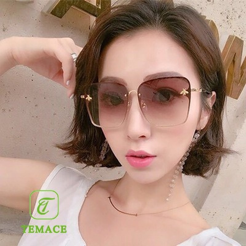 Fashion Korea Ulzzang Square Bingkai Kacamata Wanita UV400