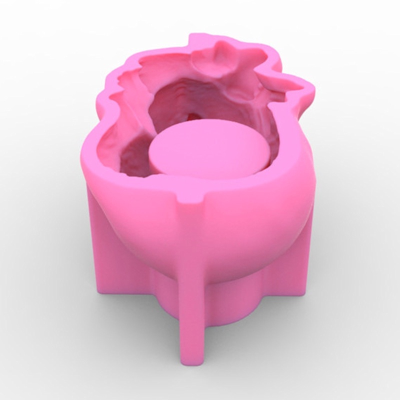 Siy Cetakan Pot Bungatanaman Bahan Silikon Desain Kucing Untuk Dekorasi Diy